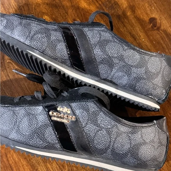 Coach Black and Gray Women's Sneakers - Picture 7 of 10